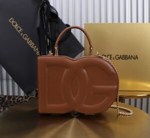 New💥 Dolce & Gabban Logo box - Small box-Dark Yellow-20cm with original box