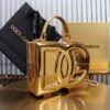 New💥 Dolce & Gabban Logo box - Small box-Smooth Gold-20cm