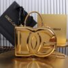 New💥 Dolce & Gabban Logo box - Small box-Smooth Gold-20cm