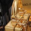 New💥 Dolce & Gabban Logo box - Small box-Smooth Gold-20cm