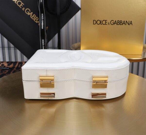 New💥 Dolce & Gabban Logo box - Small box-Smooth White-20cm