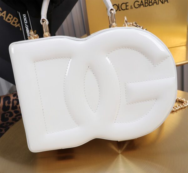 New💥 Dolce & Gabban Logo box - Small box-Smooth White-20cm