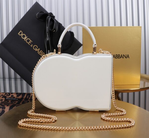 New💥 Dolce & Gabban Logo box - Small box-Smooth White-20cm