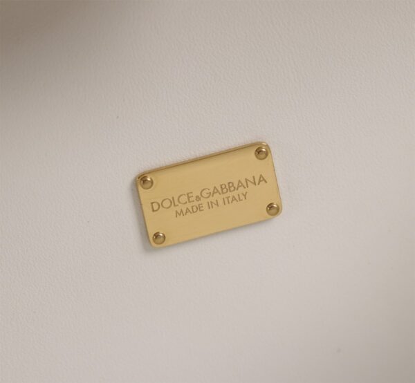 New💥 Dolce & Gabban Logo box - Small box-Smooth White-20cm