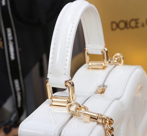 New💥 Dolce & Gabban Logo box - Small box-Smooth White-20cm