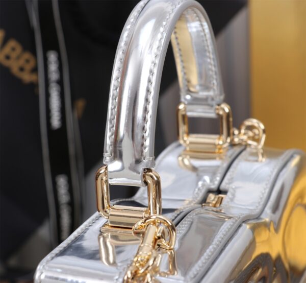 New💥 Dolce & Gabban Logo box - Small box-Smooth Silver-20cm