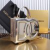 New💥 Dolce & Gabban Logo box - Small box-Smooth Silver-20cm