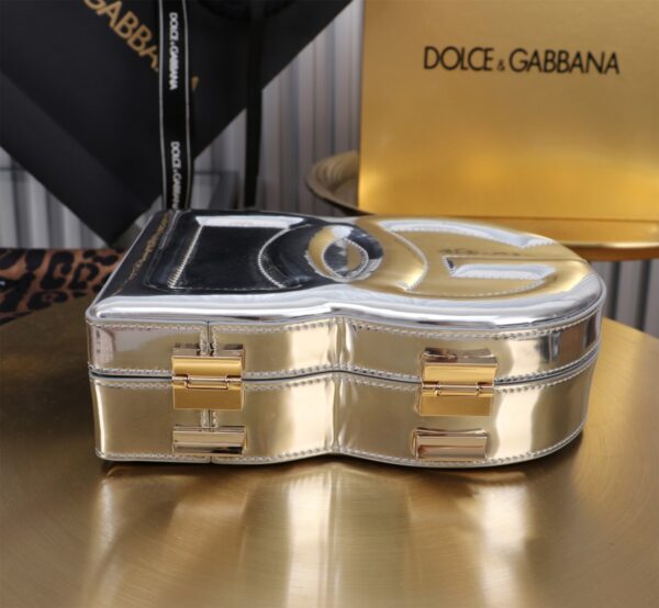 New💥 Dolce & Gabban Logo box - Small box-Smooth Silver-20cm