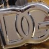 New💥 Dolce & Gabban Logo box - Small box-Smooth Silver-20cm