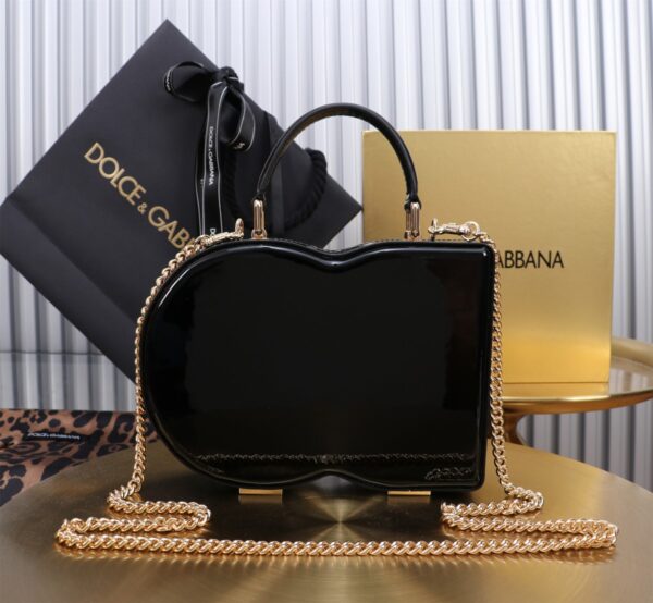New💥 Dolce & Gabban Logo box - Small box-Smooth Black-20cm with original box