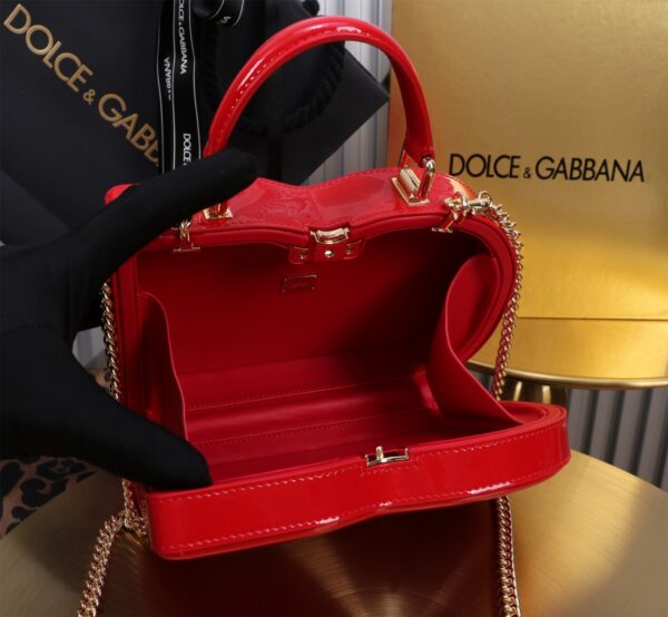 New💥 Dolce & Gabban Logo box - Small box-Smooth Red-20cm with original box