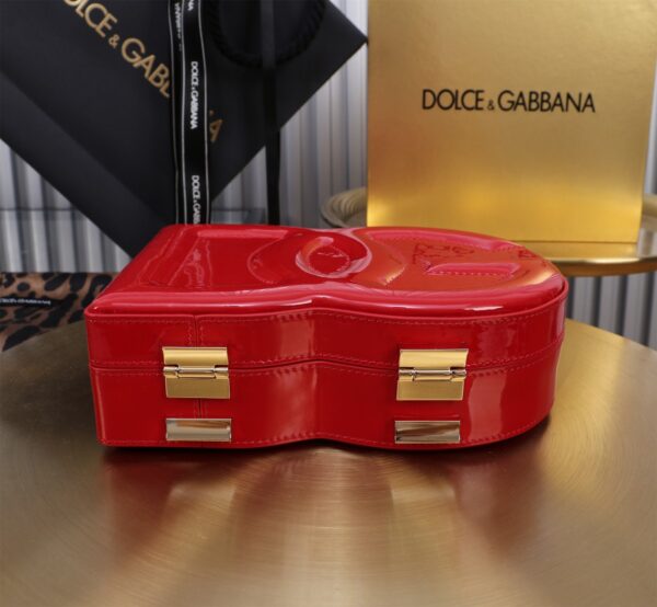 New💥 Dolce & Gabban Logo box - Small box-Smooth Red-20cm with original box