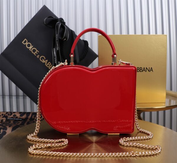 New💥 Dolce & Gabban Logo box - Small box-Smooth Red-20cm with original box