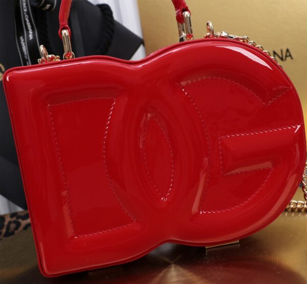 New💥 Dolce & Gabban Logo box - Small box-Smooth Red-20cm with original box