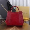 Dolce & Gabban Lizard Pattern Sicilian Women's Bag-Blue-20cm with original box free shipping