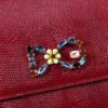 Dolce & Gabban Lizard Pattern Sicilian Women's Bag-Red-25cm with original box free shipping (复制)