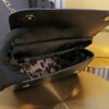 Dolce & Gabban Lizard Pattern Sicilian Women's Bag-Black-25cm  free shipping