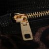 Dolce & Gabban Lizard Pattern Sicilian Women's Bag-Black-25cm  free shipping