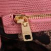 Dolce & Gabban Lizard Pattern Sicilian Women's Bag-Pink-25cm  free shipping