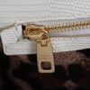 Dolce & Gabban Lizard Pattern Sicilian Women's Bag-White-25cm  free shipping