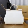Dolce & Gabban Lizard Pattern Sicilian Women's Bag-White-25cm  free shipping