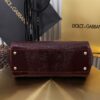 Dolce & Gabban Lizard Pattern Sicilian Women's Bag-Purple-25cm  free shipping