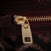 Dolce & Gabban Lizard Pattern Sicilian Women's Bag-Purple-25cm  free shipping