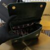 Dolce & Gabban Lizard Pattern Sicilian Women's Bag-Green-20cm  free shipping