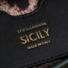 Dolce & Gabban Lizard Pattern Sicilian Women's Bag-Green-20cm  free shipping
