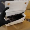 Dolce & Gabban Lizard Pattern Sicilian Women's Bag-White-20cm  free shipping