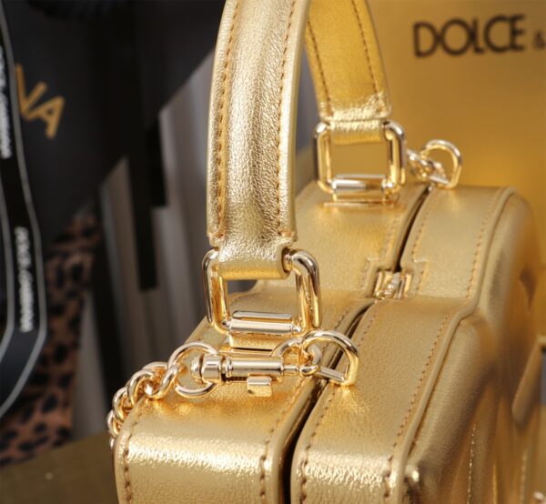 New💥 Dolce & Gabban Logo box - Small box-Gold-20cm with original box