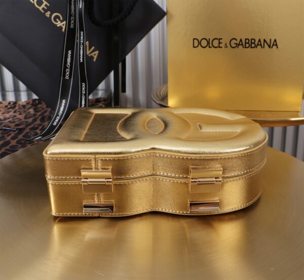 New💥 Dolce & Gabban Logo box - Small box-Gold-20cm with original box