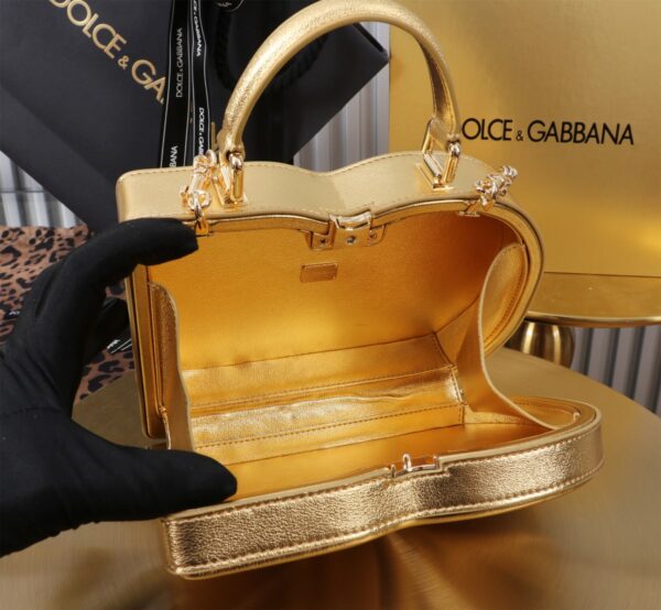 New💥 Dolce & Gabban Logo box - Small box-Gold-20cm with original box