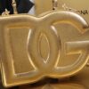 New💥 Dolce & Gabban Logo box - Small box-Gold-20cm with original box
