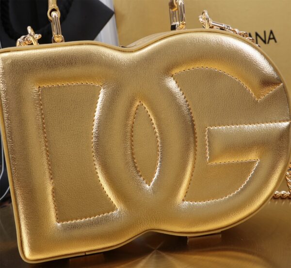 New💥 Dolce & Gabban Logo box - Small box-Gold-20cm with original box
