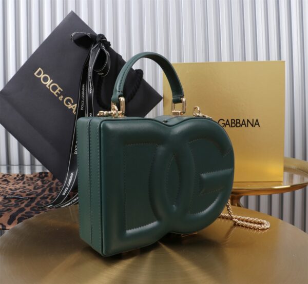 New💥 Dolce & Gabban Logo box - Small box-Green-20cm with original box
