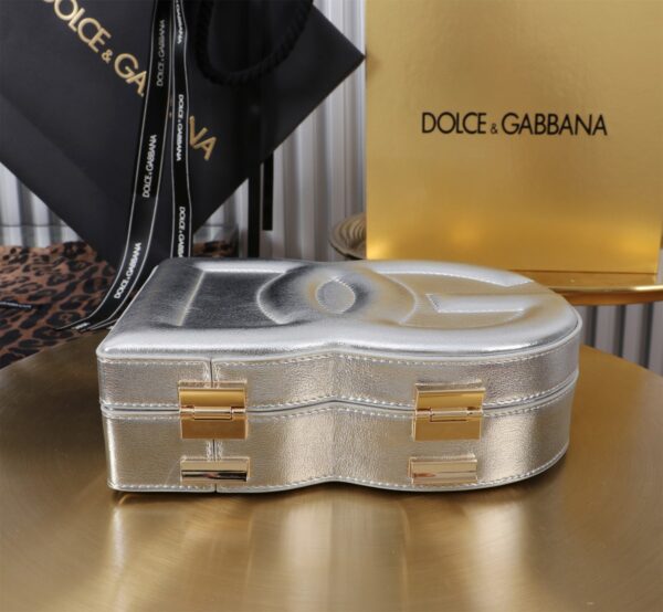New💥 Dolce & Gabban Logo box - Small box-Silver-20cm with original box