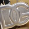 New💥 Dolce & Gabban Logo box - Small box-Silver-20cm with original box