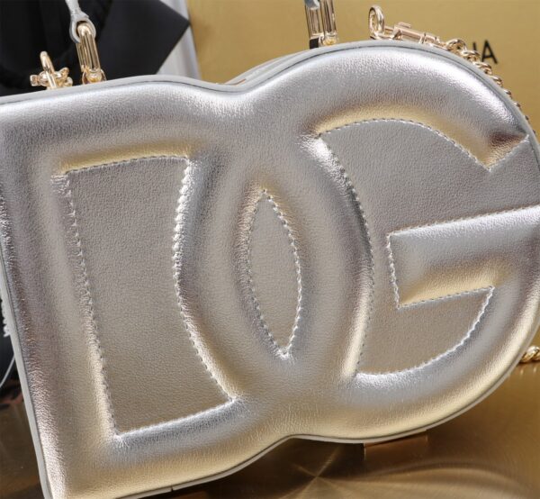 New💥 Dolce & Gabban Logo box - Small box-Silver-20cm with original box