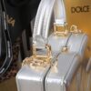 New💥 Dolce & Gabban Logo box - Small box-Silver-20cm with original box