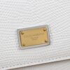 Dolce & Gabban Lizard Pattern Sicilian Women's Bag-White-25cm with original box free shipping