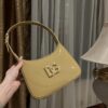 Dolce & Gabban Underarm Bag-Yellow-22cm with original box free shipping