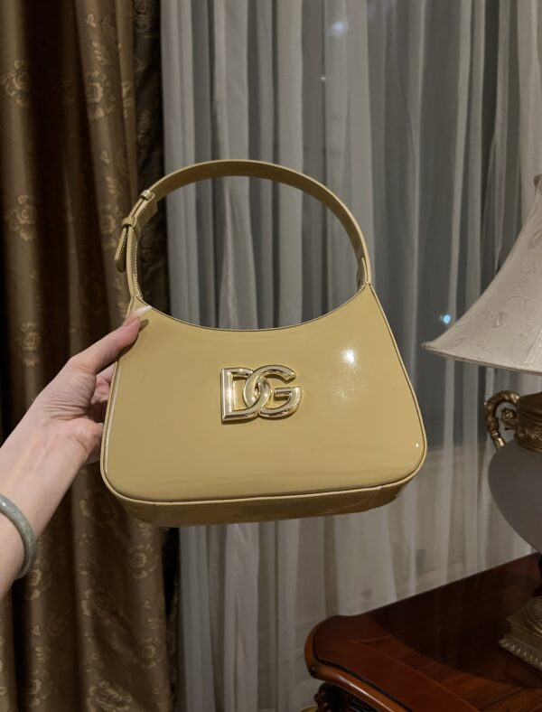 Dolce & Gabban Underarm Bag-Yellow-22cm with original box free shipping