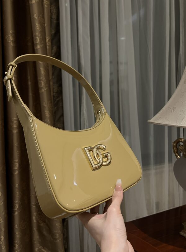 Dolce & Gabban Underarm Bag-Yellow-22cm with original box free shipping