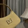 Dolce & Gabban Underarm Bag-Yellow-22cm with original box free shipping