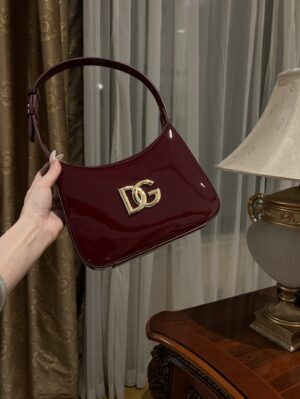 Dolce & Gabban Underarm Bag-Red-22cm with original box free shipping