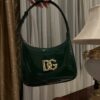 Dolce & Gabban Underarm Bag-Green-22cm with original box free shipping