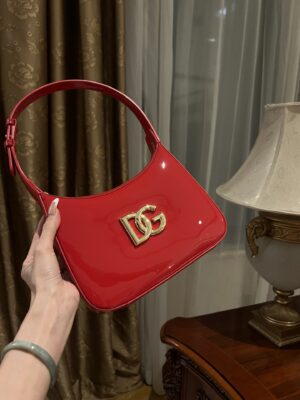 Dolce & Gabban Underarm Bag-Red-22cm with original box free shipping