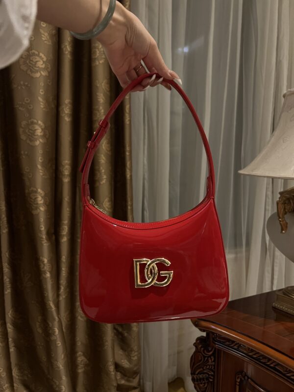 Dolce & Gabban Underarm Bag-Red-22cm with original box free shipping
