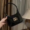 Dolce & Gabban Underarm Bag-Black-22cm with original box free shipping